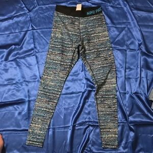 Nike Multicolor Striped Leggings